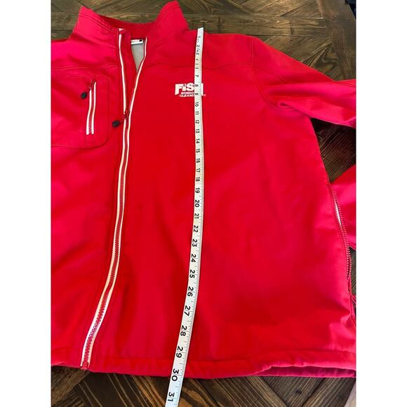 Lightweight Lined Soft Shell Jacket Mens XXXL Zip Performance Classic Branded - Picture 5 of 10